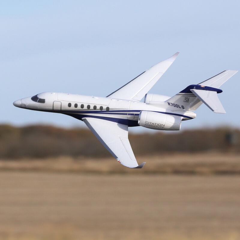 E-Flite UMX Citation Longitude Twin 30mm EDF Jet BNF RC Elektrikli Uzaktan Kumandalı Uçak & Safe Select