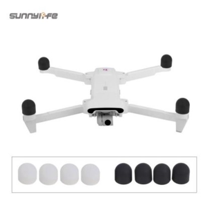 FIMI X8 SE Drone Silikon Motor Koruma Kapakları Protective Cover 4 Adet Siyah 2022-2020-2019 - Thumbnail