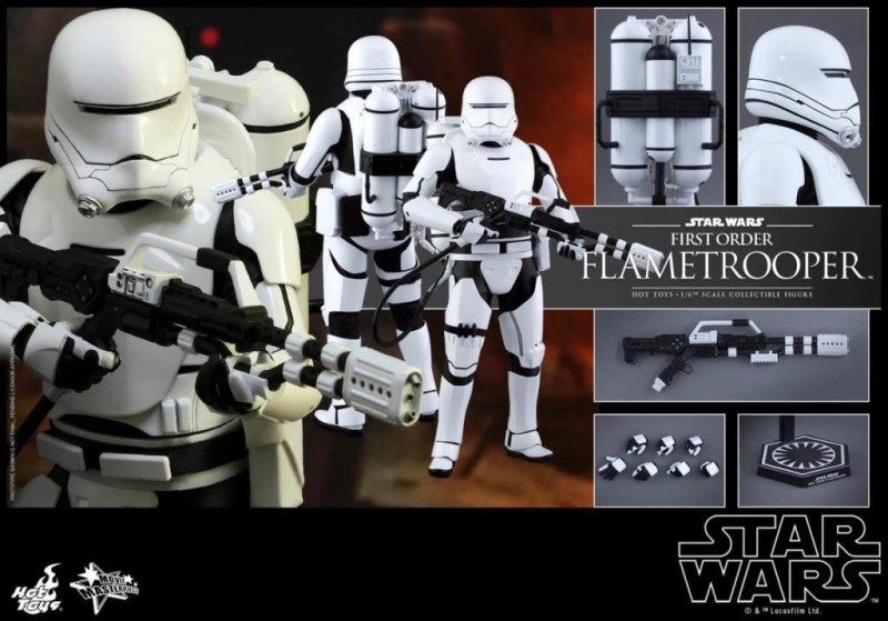 Hot Toys First Order Flame Trooper Sixth Scale Figure