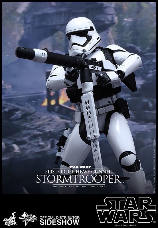 Hot Toys First Order Heavy Gunner Stormtrooper Sixth Scale Figure