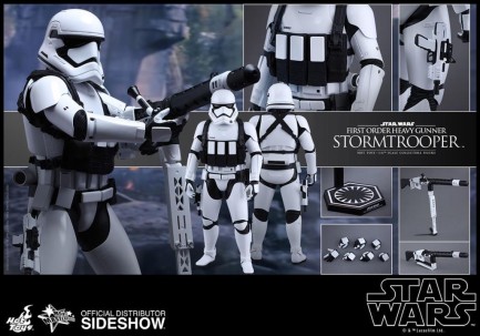 Hot Toys First Order Heavy Gunner Stormtrooper Sixth Scale Figure - Thumbnail