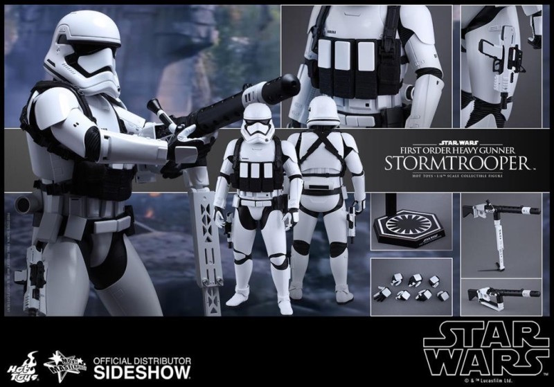 Hot Toys First Order Heavy Gunner Stormtrooper Sixth Scale Figure