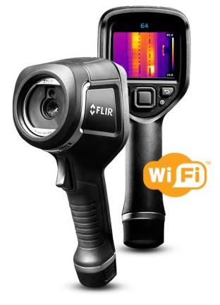 FLIR - FLIR E4 Wi-Fi Kızılötesi Termal Kamera Görüntüleme Cihazı & MSX 80x60 Piksel