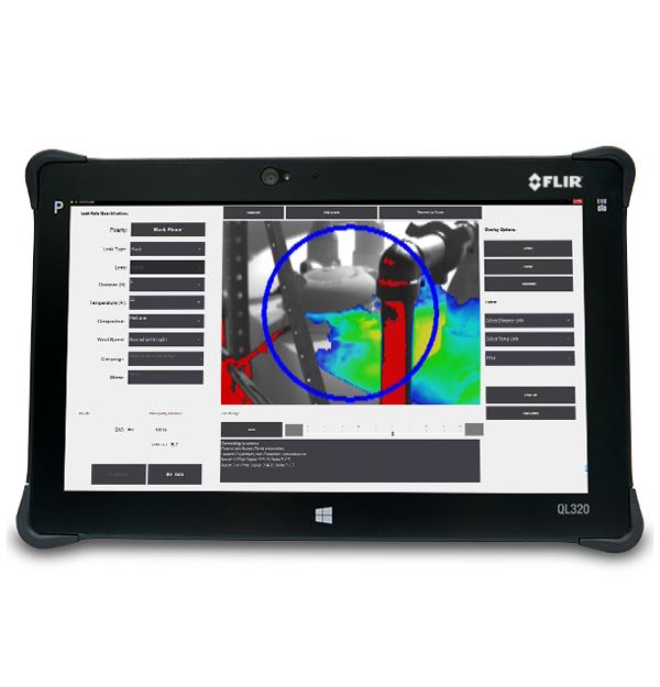 FLIR QL320 Quantitative Optik Endüstriyel Gaz Sızıntısı Görüntüleme Sistemi For GF620/GFx320/GF320