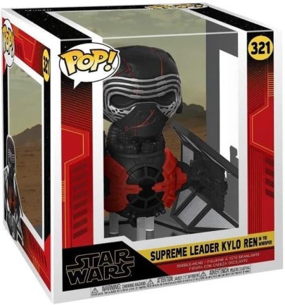 Funko POP Deluxe Star Wars Rise of Skywalker- Kylo Ren in Whisper - Thumbnail