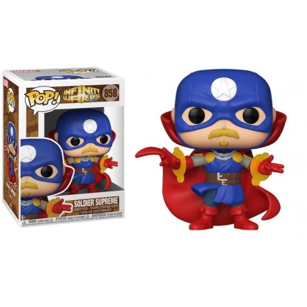 Funko POP Marvel Infinity Warps Soldier Supreme - Thumbnail