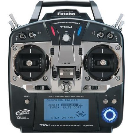 FUTABA - Futaba 10JH 10 Kanal Uzaktan Kumanda Sistemi 2.4Ghz Mode 2 T-FHSS Radio System & R3008SB Alıcı Dahil