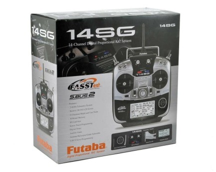 Futaba 14SG 14 Kanal Uzaktan Kumanda Sistemi FASSTest 2.4GHz Radio System Mode 2 Heli & R7008SB Alıcı Dahil - Thumbnail