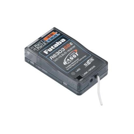 FUTABA - Futaba R6303SBE 3/18 Channel 2.4Ghz FASST S.Bus Speed Micro Receiver Alıcı