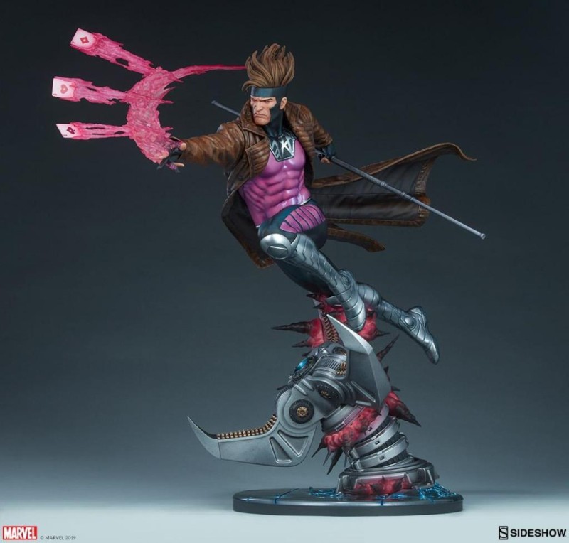 Sideshow Collectibles Gambit Maquette 300727 / Marvel Comics / X-Men - Remy LeBeau