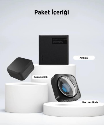 GoPro Aksiyon Kameraları İçin Max Lens Mod ( GoPro Hero12 Black / Hero11 Black & Hero10 Black / Hero9 Black ) - Thumbnail