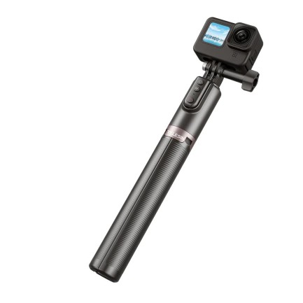 GoPro Aksiyon Kameraları İçin VLOG Bluetooth Uzaktan Kumandalı 1.3 Metre Selfie Çubuğu + Tripod ( GoPro Hero12 Black Hero11 Black / Hero10 Black / Hero9 / Hero8 / Max / Telefon ) - 2023 Versiyon - Thumbnail