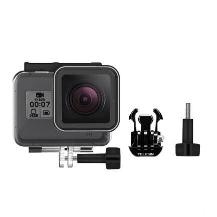 TELESIN - GoPro Hero8 Black Su Geçirmez Koruma Kabı Housing 45 Metre