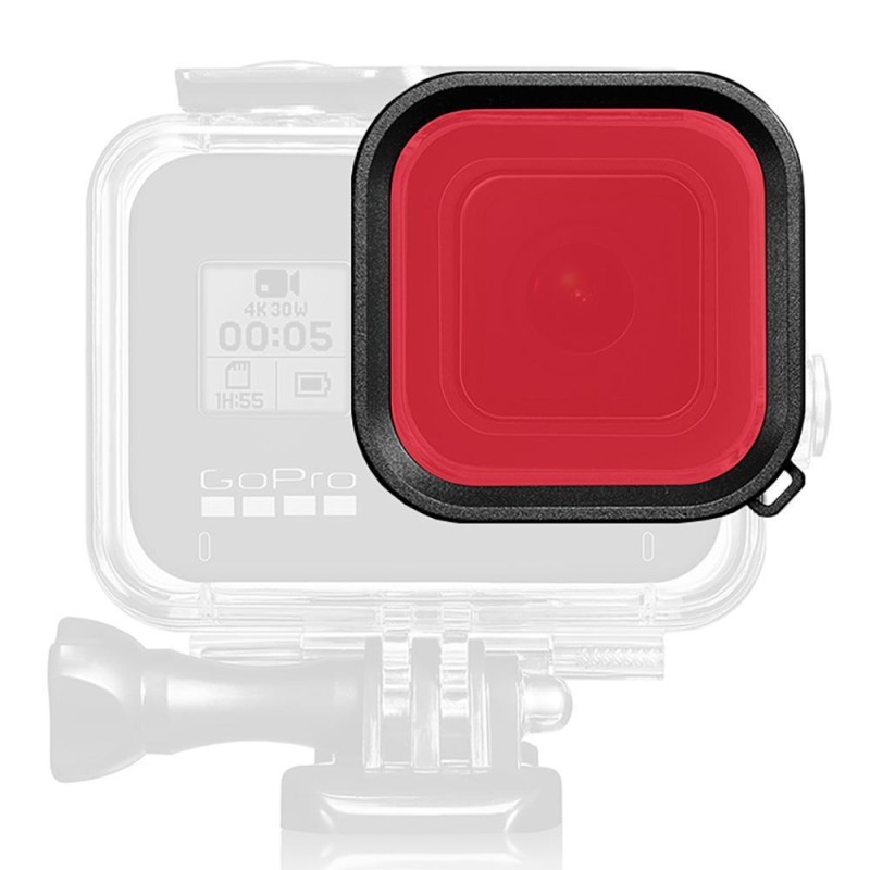 GOPRO Hero 8 İçin Kırmızı Filtre