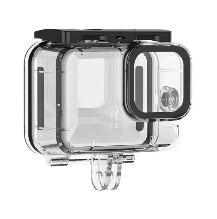 GoPro Koruyucu Kamera Kutusu Protective Housing Su Altı Kılıfı ( HERO12 Black / HERO11 Black & HERO10 Black & HERO9 Black İçin ) - Thumbnail