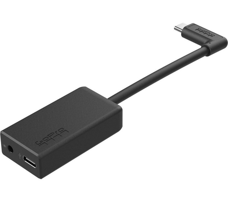 GoPro Mikrofon Adaptörü 3.5mm Pro ( Hero12 Black & Hero11 Black & Hero10 / Hero9 / Hero8 / Hero7 /6/5 Black )