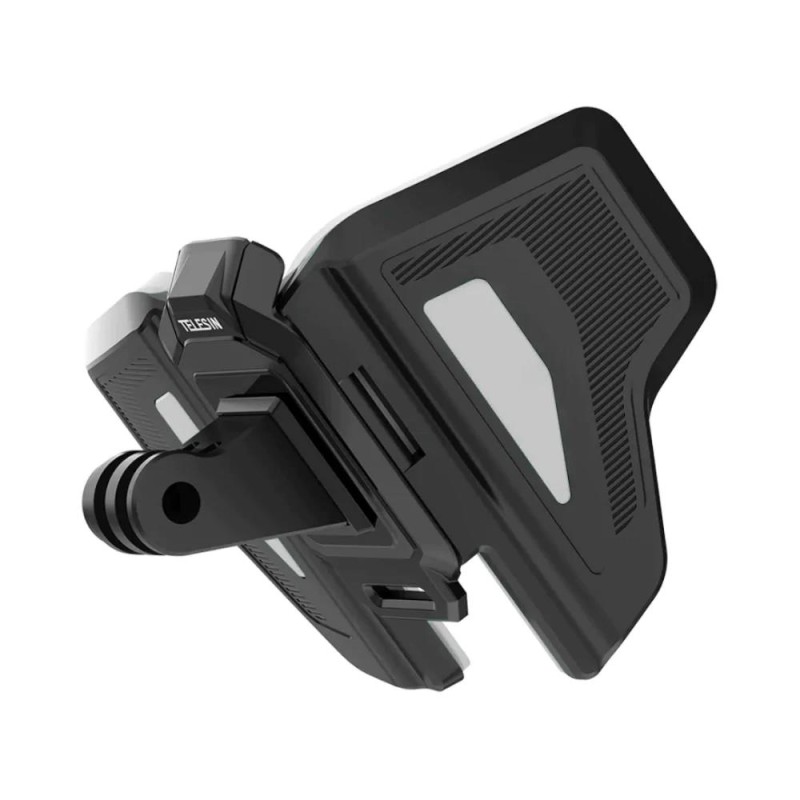 GoPro Motor Kask Çene Bağlantı Aparatı Gümüş Gri (GoPro Hero13 Black,Hero12 Black,Hero11,Hero10/9/8/Max 360/Osmo Action)