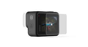 GoPro Ekran + Lens Koruyucu Dayanıklı Cam Filtre Kırılmaz Cam Filmi ( Hero8 Black )