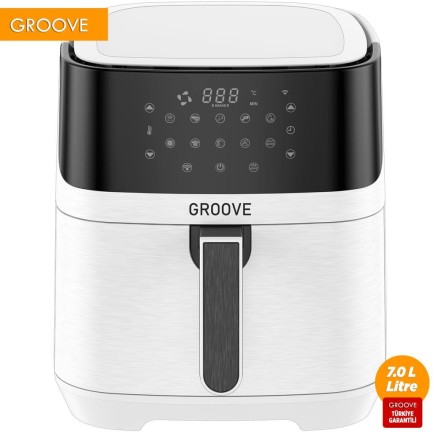 Groove Max XXL 7L 1800W WiFi Smart Airfryer Air Fryer Yağsız Sıcak Hava Fritözü Beyaz - Thumbnail