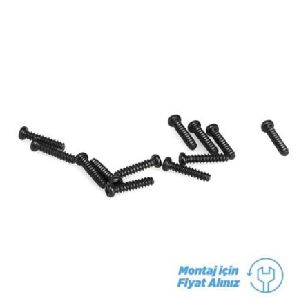 HAIBOXING - HAIBOXING 16890A / 16889A Ravage/Destroyer Rc Model Araba İçin Pan Head Self Tapping Vida 2.6x12mm S161 (Teknik Servis Ürünüdür-Montaj İçin Fiyat Alınız)