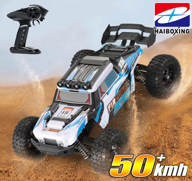 HAIBOXING RC 1/12 901 Firebolt 50+ KM/H Sürat Uzaktan Kumandalı RC Model Araba RTR Elektrikli 4WD Offroad Truck (Mavi)