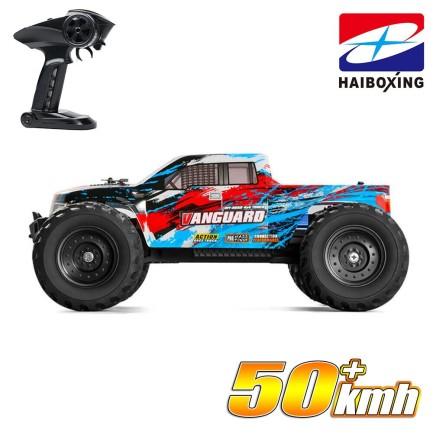 HAIBOXING RC 1/12 903 Vanguard 50+ KM/H Sürat 4X4 Uzaktan Kumandalı RC Model Araba RTR Elektrikli 4WD Offroad Truck (Mavi) - Thumbnail