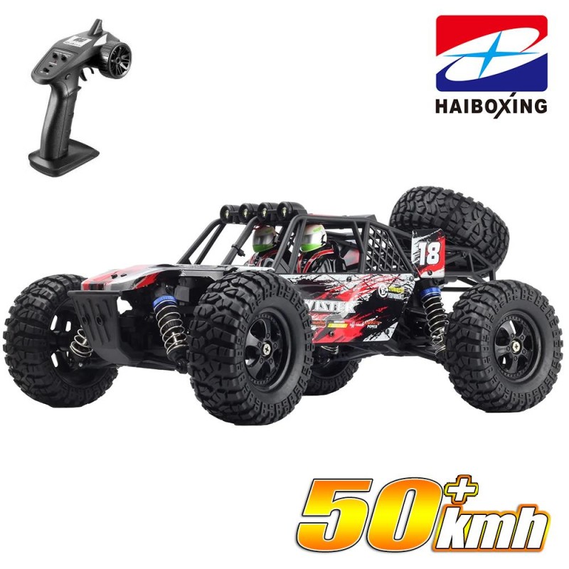 HAIBOXING RC 1/12 905 Twister 50+ KM/H Sürat 4X4 Uzaktan Kumandalı RC Model Araba RTR Elektrikli 4WD Offroad Truck (Kırmızı)