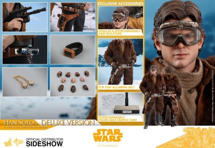 Hot Toys Han Solo Deluxe Version Sixth Scale Figure MMS492 - Thumbnail