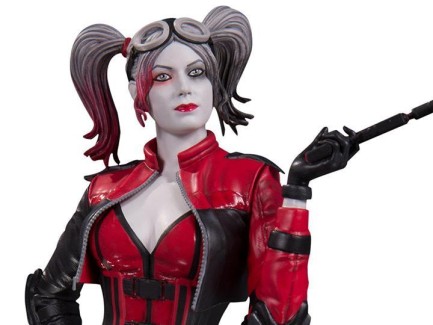 Dc Collectibles Harley Quinn Injustice 2 Red Black & White Statue - Thumbnail