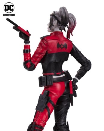 Dc Collectibles Harley Quinn Injustice 2 Red Black & White Statue - Thumbnail