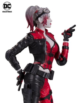 Dc Collectibles Harley Quinn Injustice 2 Red Black & White Statue - Thumbnail