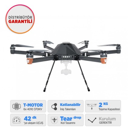 HEXSOON
- Pixhawk Hexsoon TD-900 V2 Katlanabilir Drone Multikopter Frame Seti Teardrop Energy Saving Aerodynamic Rotorcraft Motor-Esc-Pervane Dahil (2KG Taşıma Kapasiteli)