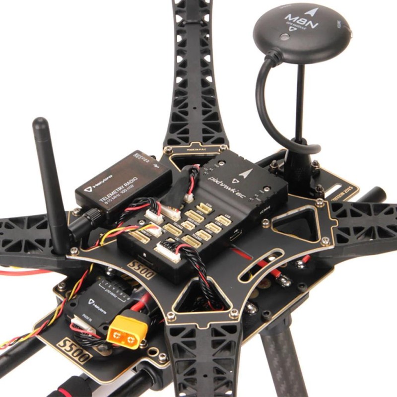 Holybro PX4 Development Kit - S500 v2 Drone Seti (Pixhawk 6C Uçuş Kontrol Kartı + 915MHZ Telemetri Seti + M8N GPS)