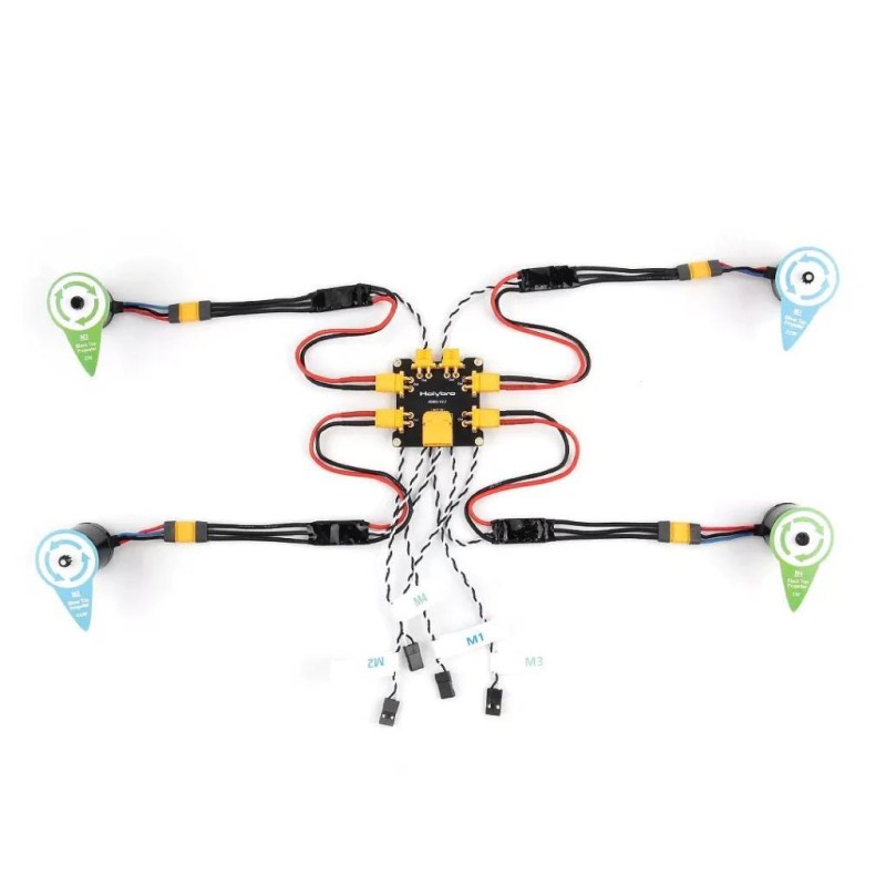 Holybro PX4 Development Kit - X500 v2 Drone Seti (Pixhawk 6C Uçuş Kontrol Kartı + 433MHZ Telemetri Seti + M8N GPS)