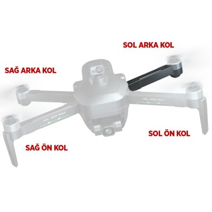 HOSHI - HOSHI XIL 193 Max İçin Sol Arka Motor Kolu Arm