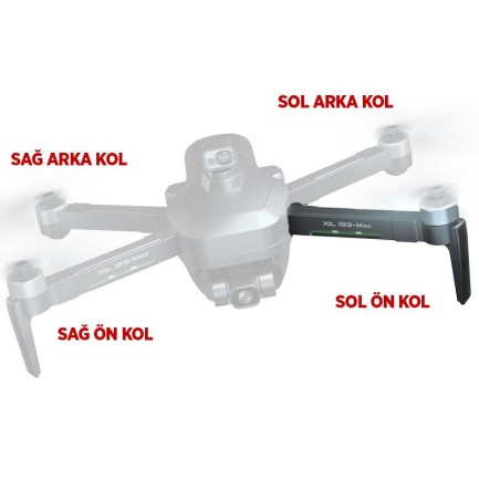 HOSHI - HOSHI XIL 193 Max İçin Sol Ön Motor Kolu Arm