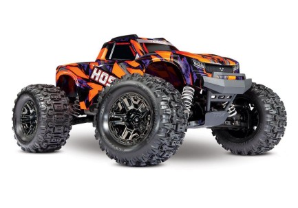 Traxxas Hoss 4X4 VXL 3S 4WD Brushless RTR 1/10 TQi & TSM Elektrikli Rc Model Araba Turuncu - Thumbnail