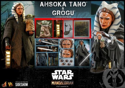 Hot Toys Ahsoka Tano and Grogu DX Sixth Scale Figure - 908145 - Star Wars: The Mandalorian - Thumbnail