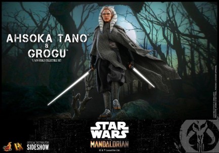 Hot Toys Ahsoka Tano and Grogu DX Sixth Scale Figure - 908145 - Star Wars: The Mandalorian - Thumbnail