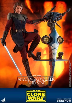 Hot Toys - Hot Toys Anakin Skywalker and STAP Sixth Scale Figure Set - TMS20 906795 - The Clone Wars