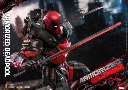 Hot Toys Armorized Deadpool Diecast Sixth Scale Figure - 908909 - CMS9D42 - Marvel Comics / Deadpool Comic - Thumbnail