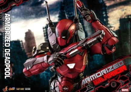 Hot Toys Armorized Deadpool Diecast Sixth Scale Figure - 908909 - CMS9D42 - Marvel Comics / Deadpool Comic - Thumbnail