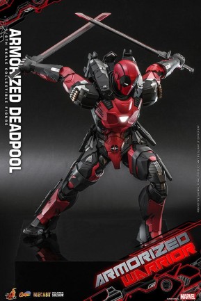 Hot Toys Armorized Deadpool Diecast Sixth Scale Figure - 908909 - CMS9D42 - Marvel Comics / Deadpool Comic - Thumbnail