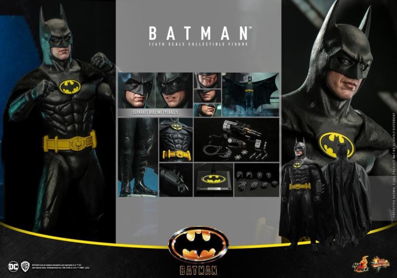 Hot Toys Batman 1989 Sixth Scale Figure 911372 MMS692 DC Comics / Batman 1989 (ÖN SİPARİŞ)