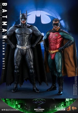 Hot Toys Batman (Sonar Suit) & Robin Sixth Scale Figure Set - 904950 & 904951 - MMS593 & MMS594 - DC Comics / Batman Forever - Thumbnail