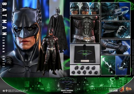 Hot Toys Batman (Sonar Suit) & Robin Sixth Scale Figure Set - 904950 & 904951 - MMS593 & MMS594 - DC Comics / Batman Forever - Thumbnail