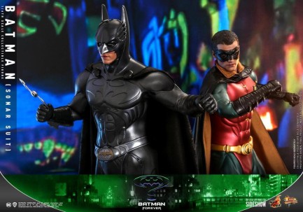 Hot Toys Batman (Sonar Suit) & Robin Sixth Scale Figure Set - 904950 & 904951 - MMS593 & MMS594 - DC Comics / Batman Forever - Thumbnail