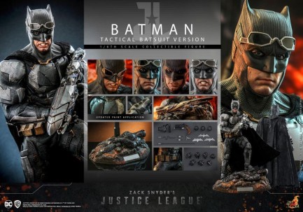 Hot Toys Batman (Tactical Batsuit Version) Sixth Scale Figure - 911795 TMS085 - DC Comics / Zack Snyder’s Justice League - Thumbnail