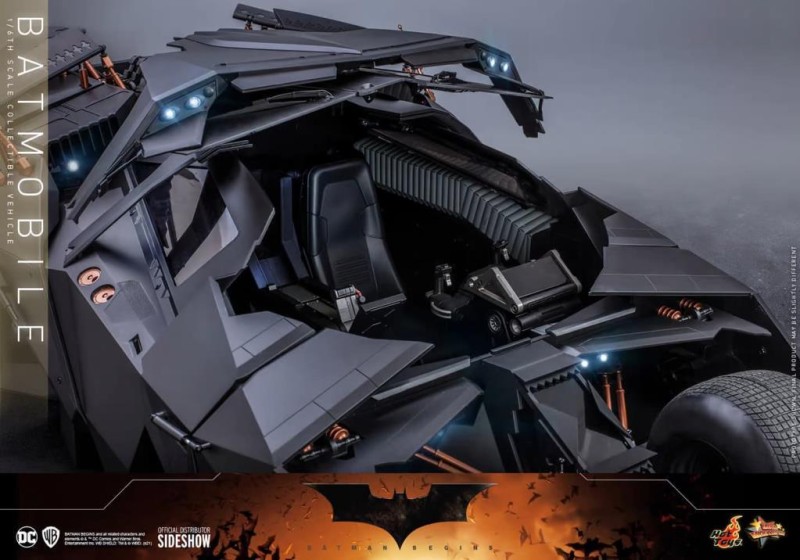 Hot Toys Batmobile Sixth Scale Figure Accessory 908080 - DC Comics / Batman Begins Movie Masterpiece Series MMS596