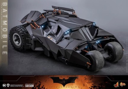 Hot Toys Batmobile Sixth Scale Figure Accessory 908080 - DC Comics / Batman Begins Movie Masterpiece Series MMS596 - Thumbnail